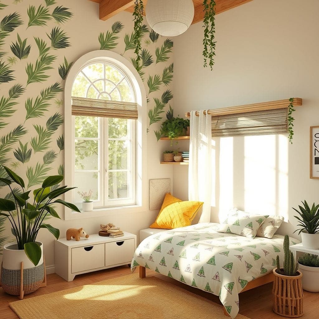 Biophilic Kids Room design example 4