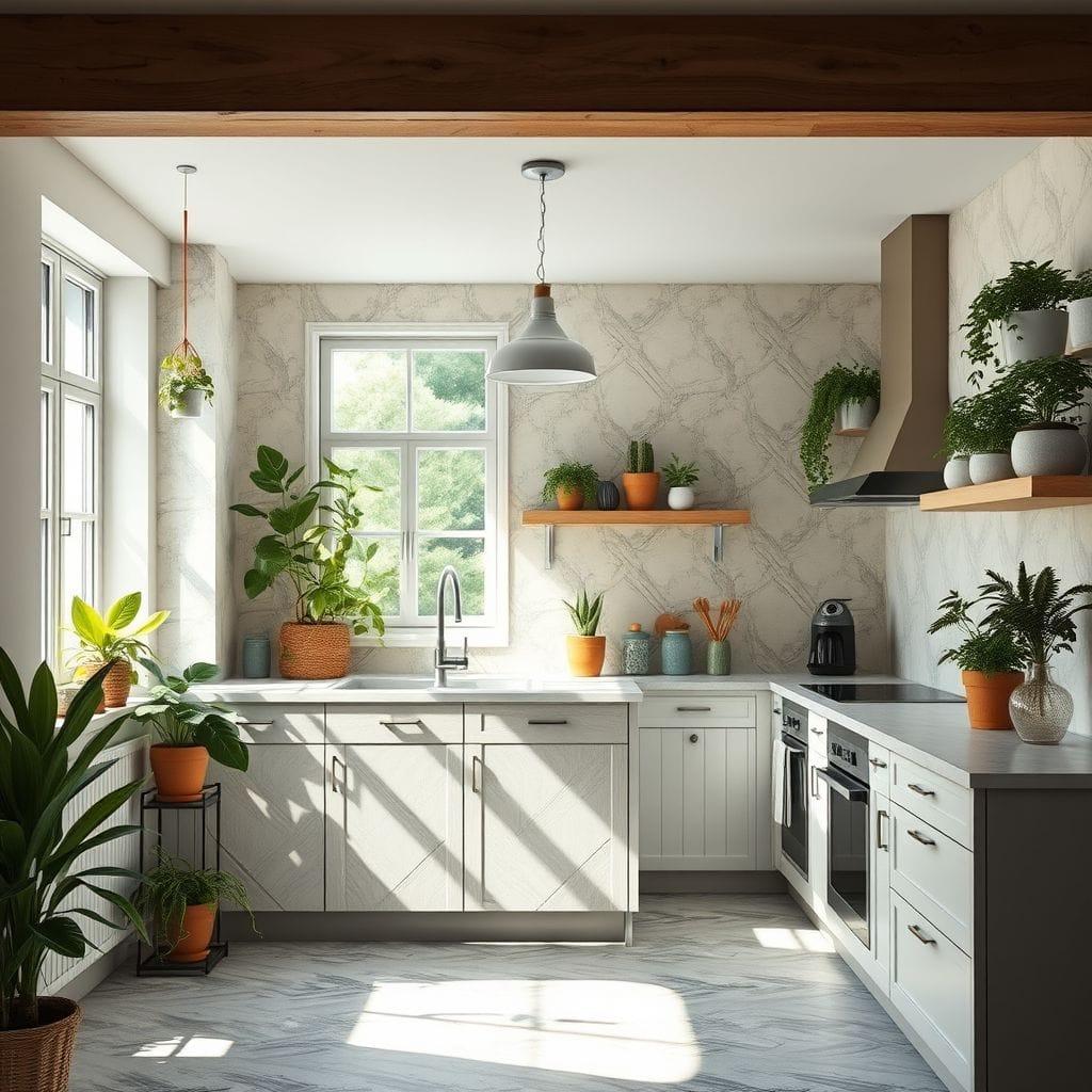 Biophilic Kitchen design example 2