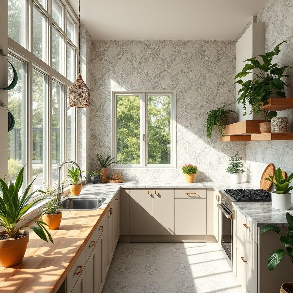 Biophilic Kitchen design example 4