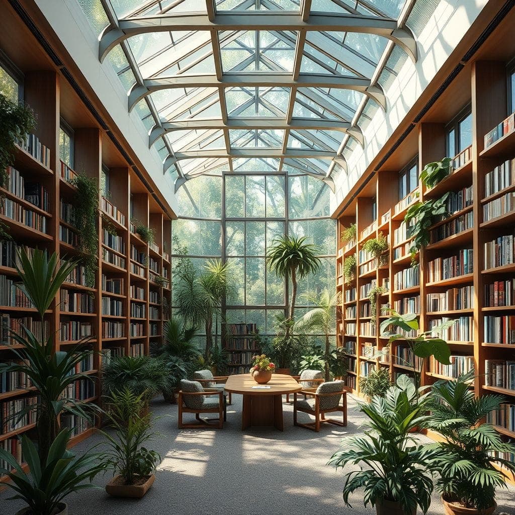 Biophilic Library design example 3