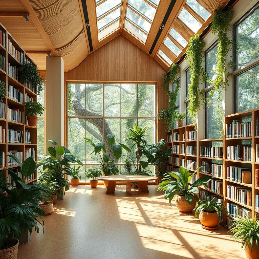 Biophilic Library design example 4