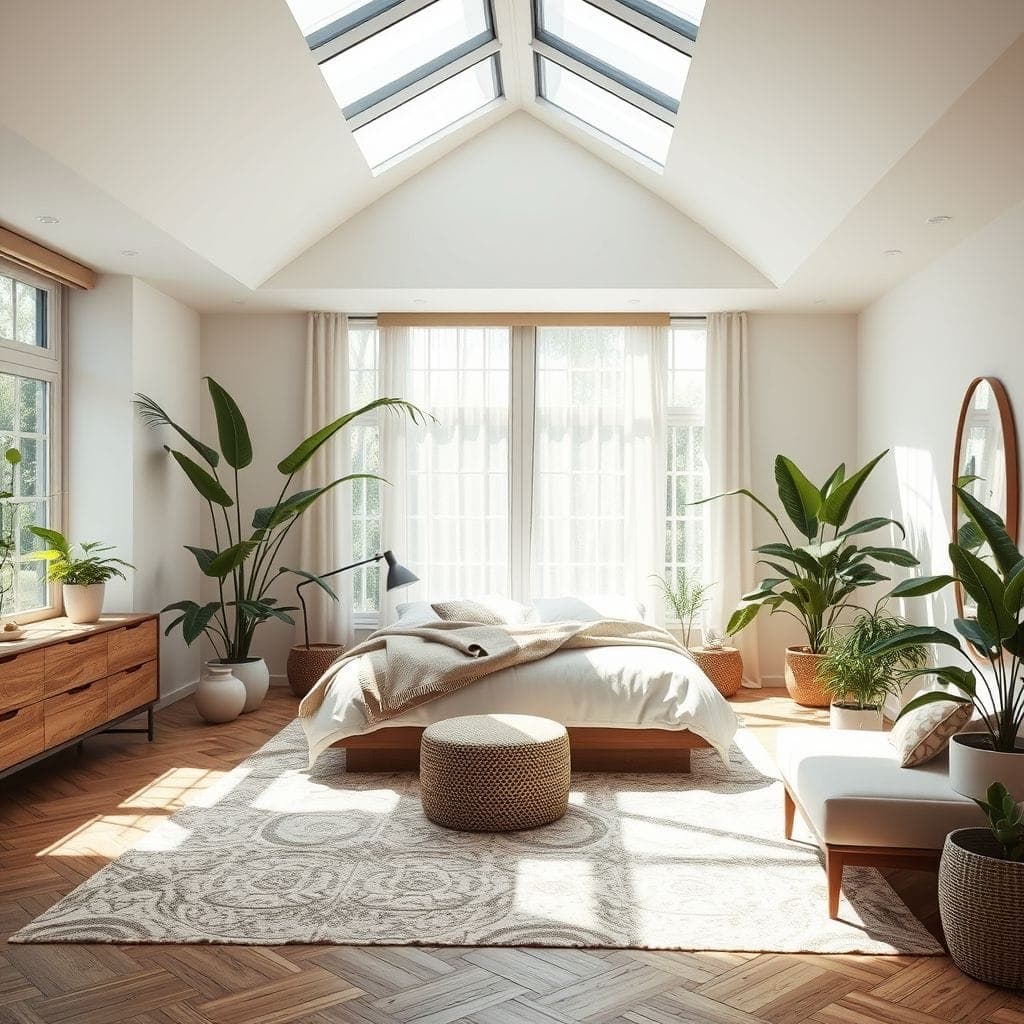 Biophilic Master Bedroom design example 2