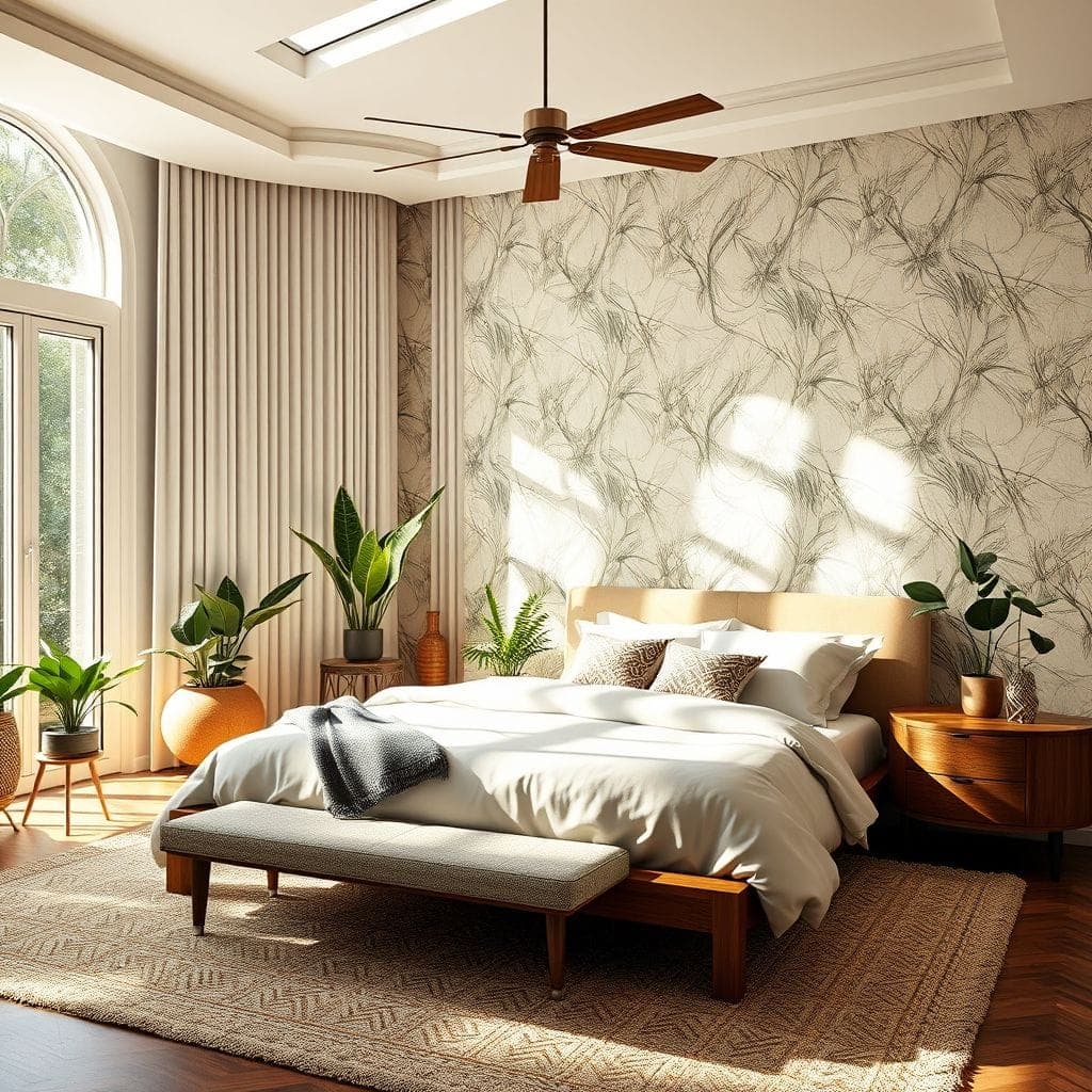Biophilic Master Bedroom design example 3