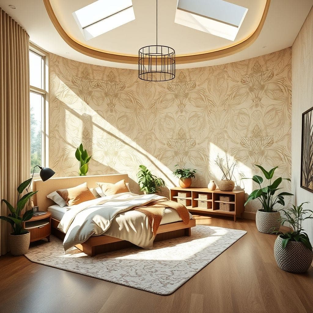Biophilic Master Bedroom design example 4