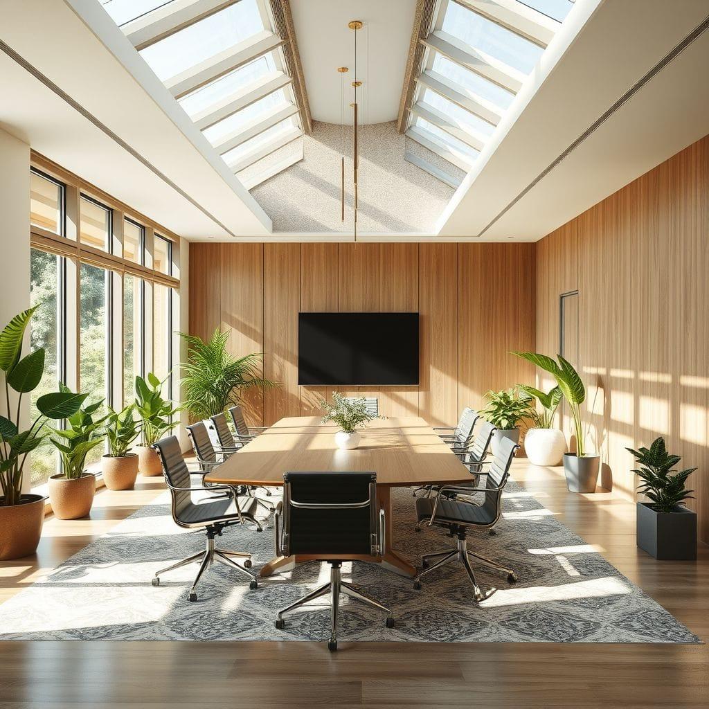 Biophilic Meeting Room design example 1