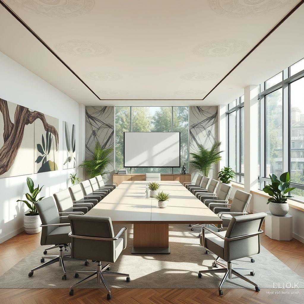 Biophilic Meeting Room design example 2