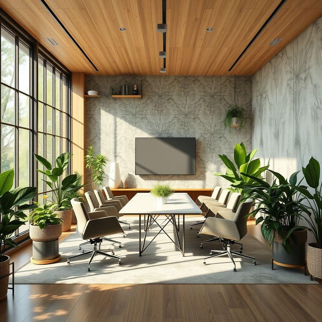 Biophilic Meeting Room design example 3