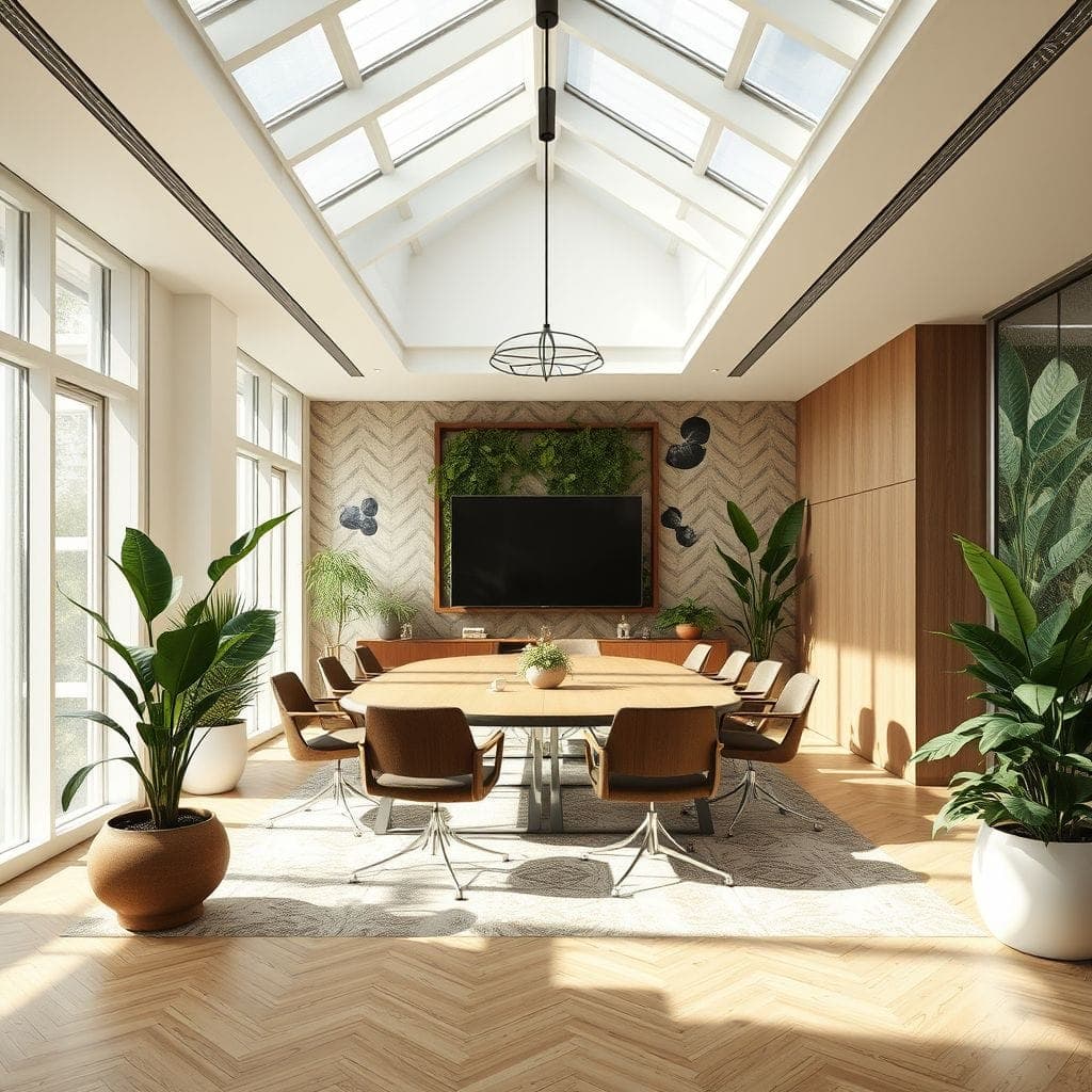 Biophilic Meeting Room design example 4