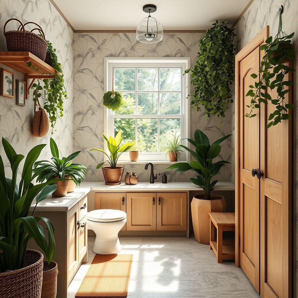 Biophilic Mudroom design example 3