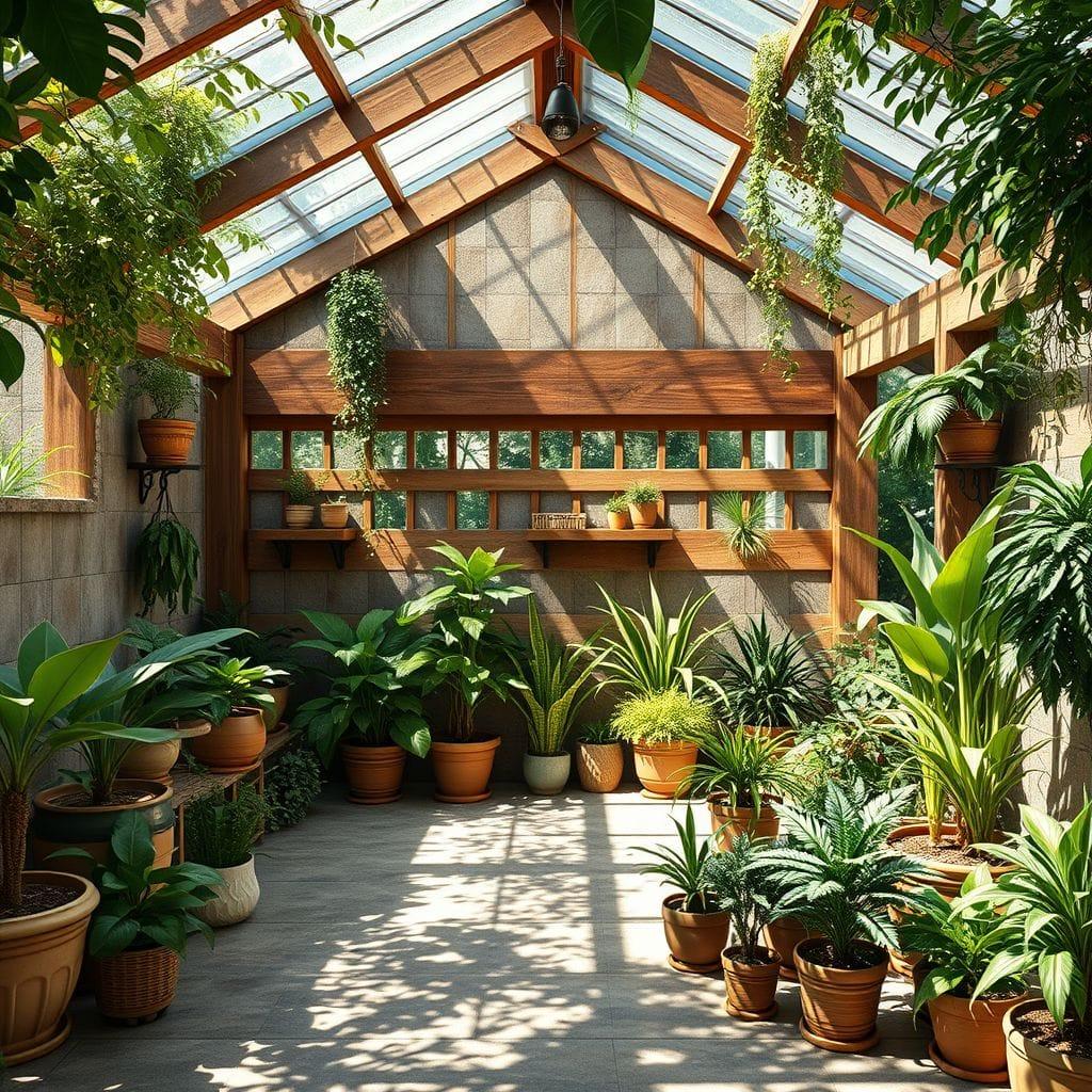 Biophilic Outdoor Garage design example 1