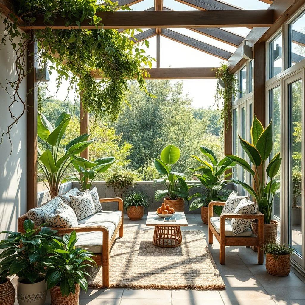 Biophilic Outdoor Patio design example 2