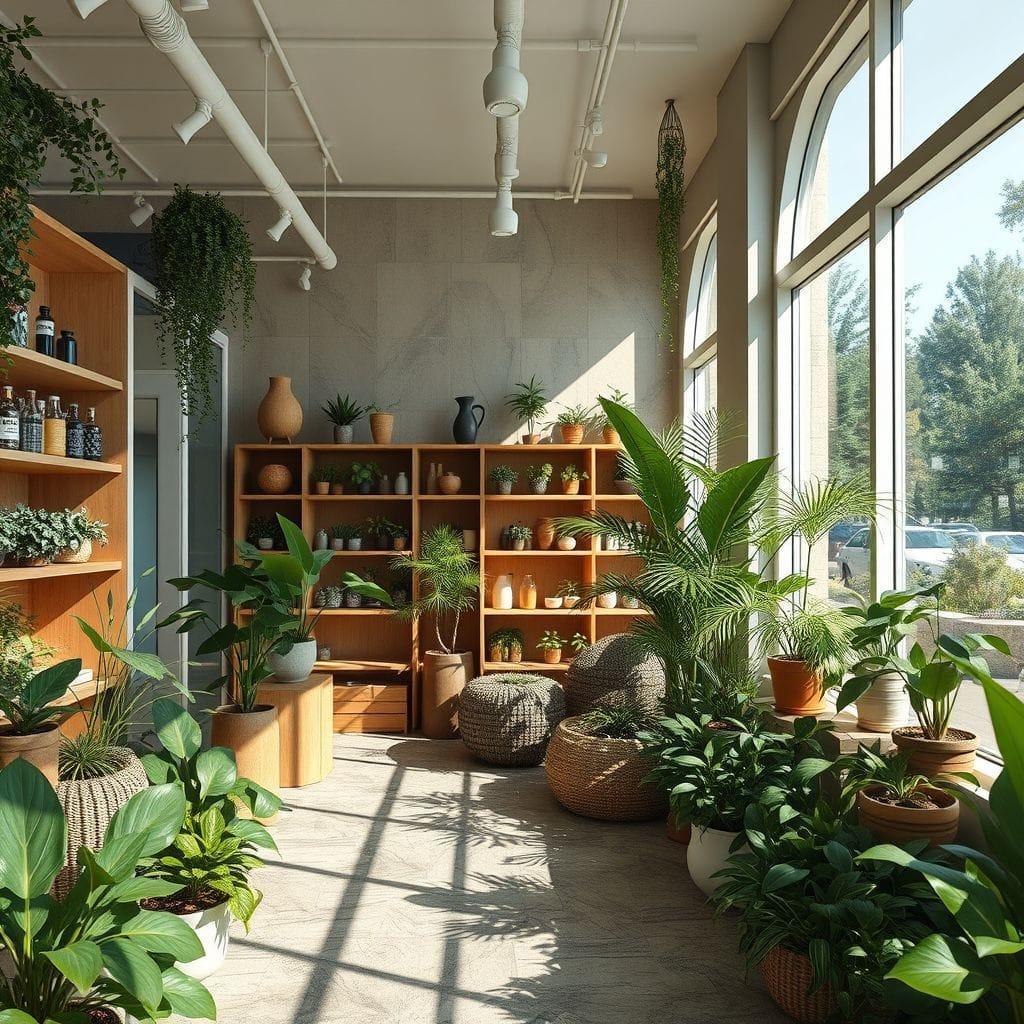 Biophilic Store design example 4