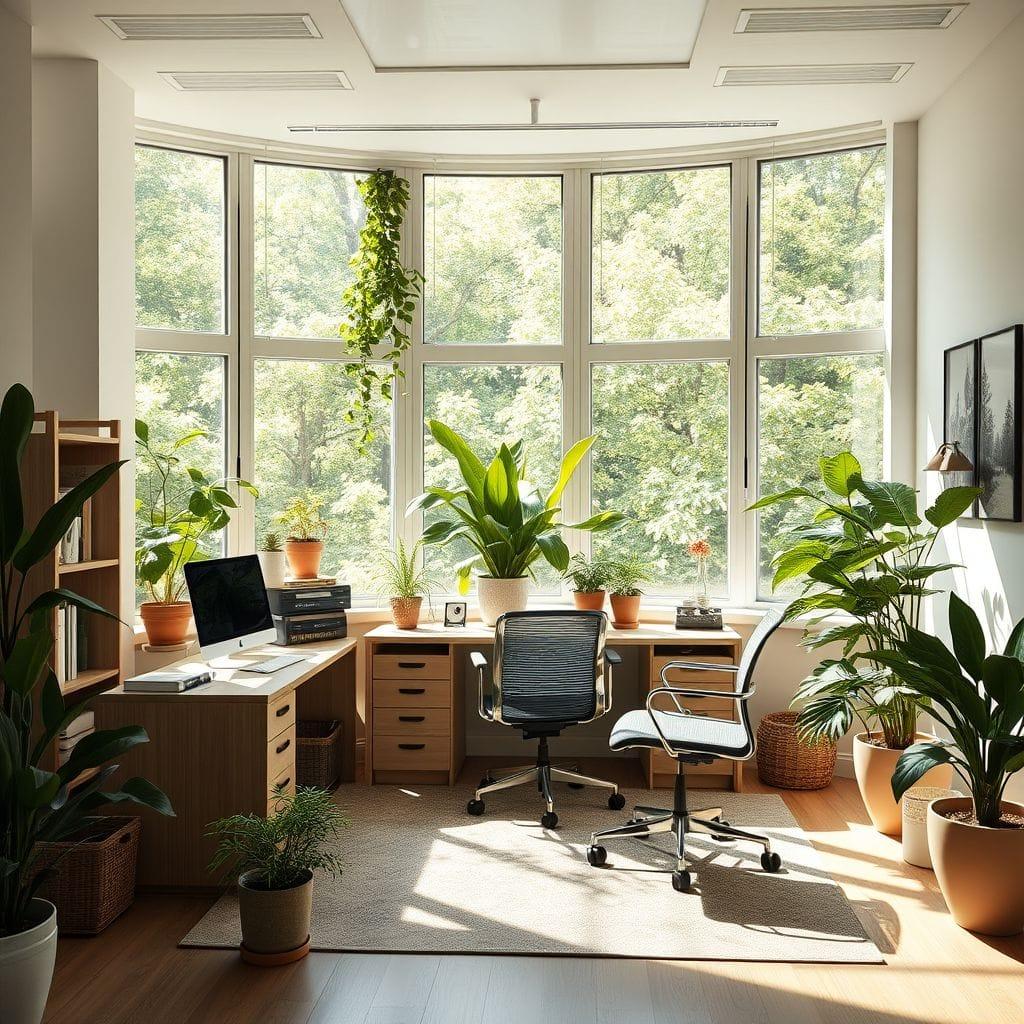 Biophilic Study Room design example 2