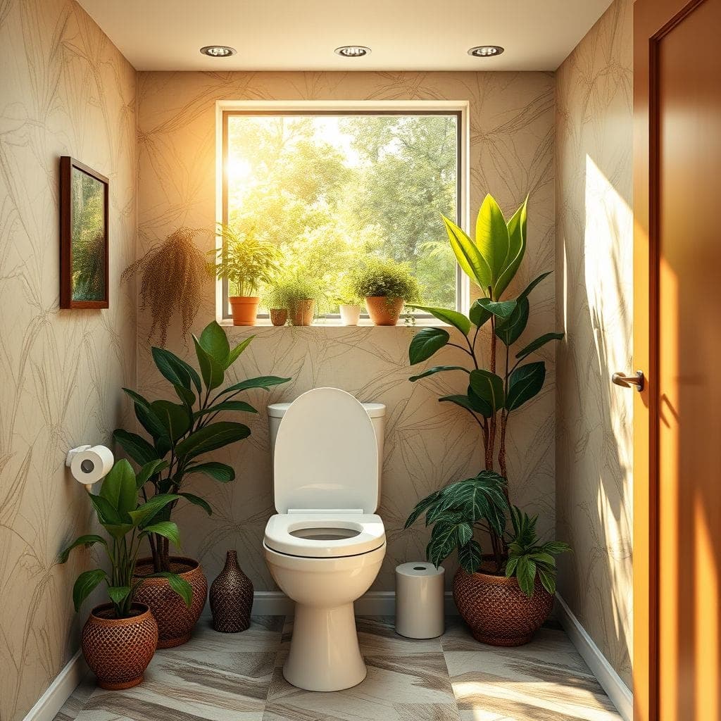 Biophilic Toilet design example 1