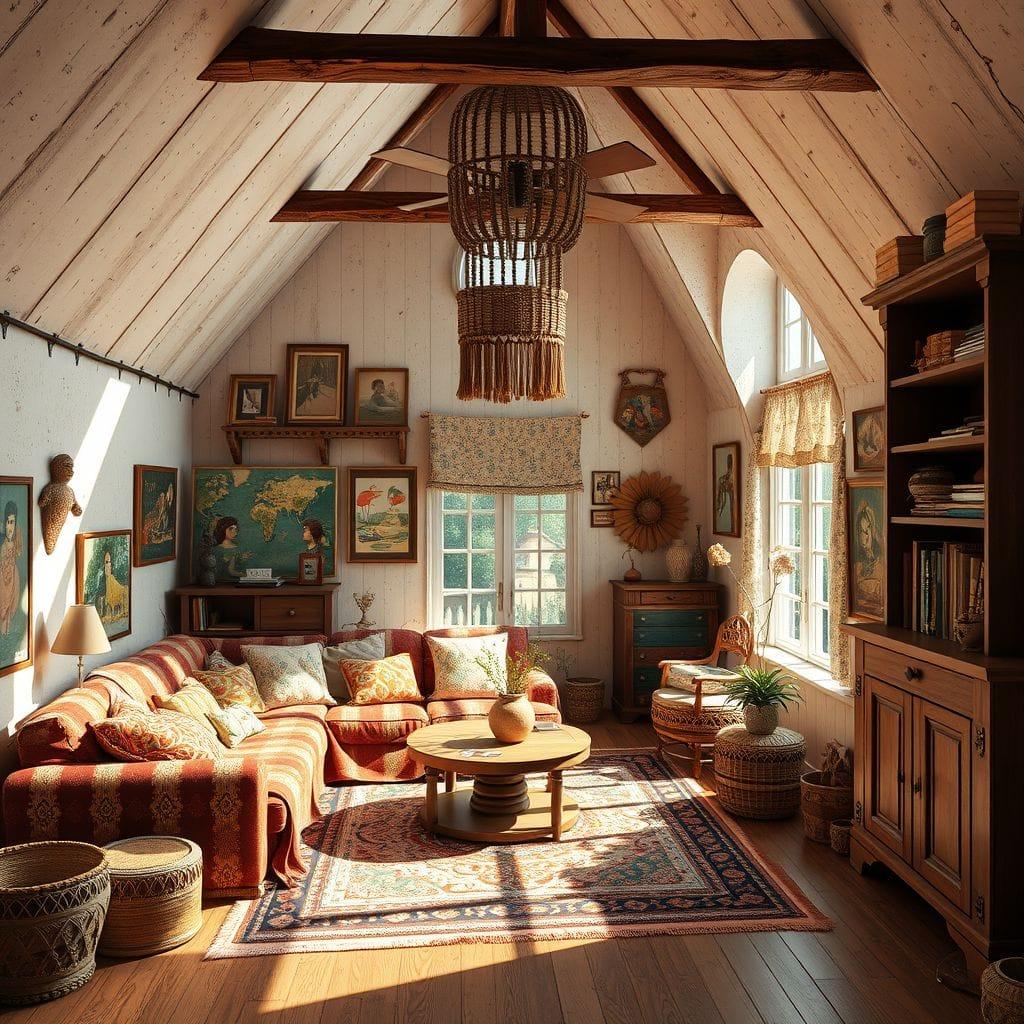 Bohemian Attic design example 1