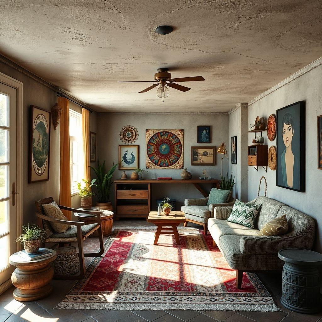 Bohemian Basement design example 2