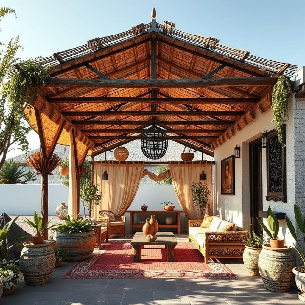 Bohemian Carport design example 4