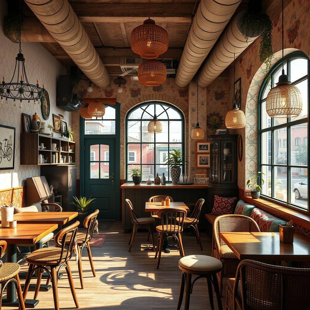 Bohemian Coffee Shop design example 4