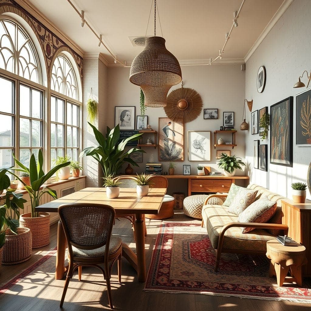 Bohemian Coworking Space design example 2