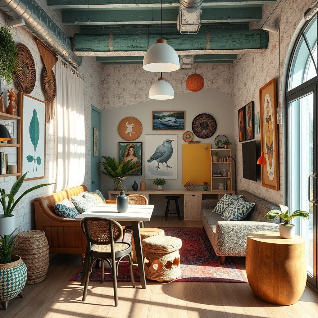 Bohemian Coworking Space design example 4