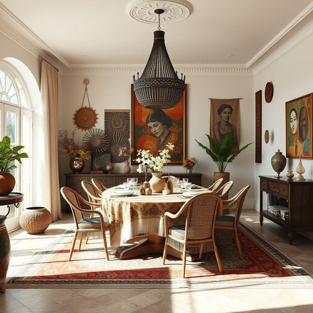 Bohemian Dining Room design example 2
