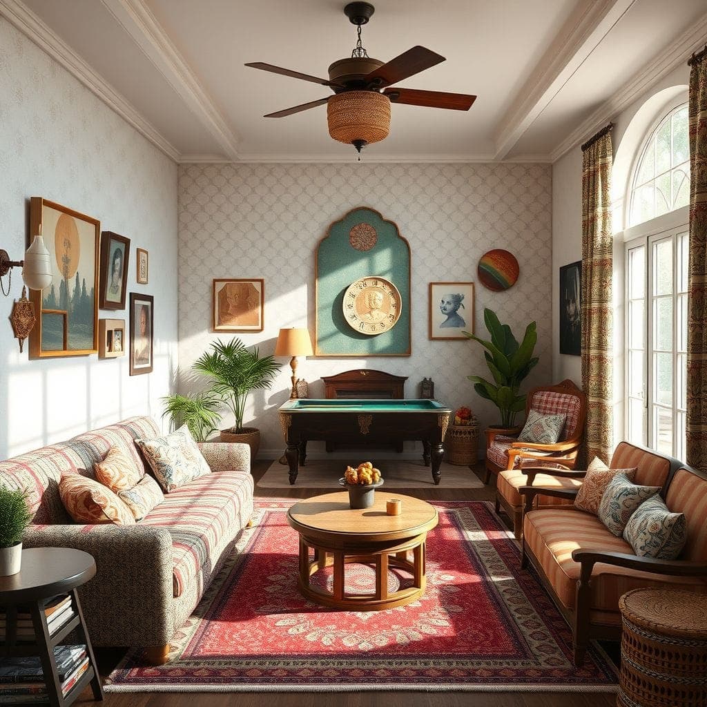 Bohemian Game Room design example 2