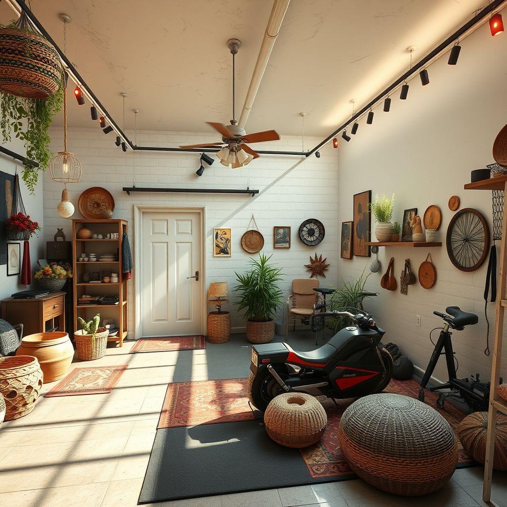 Bohemian Garage Gym design example 2