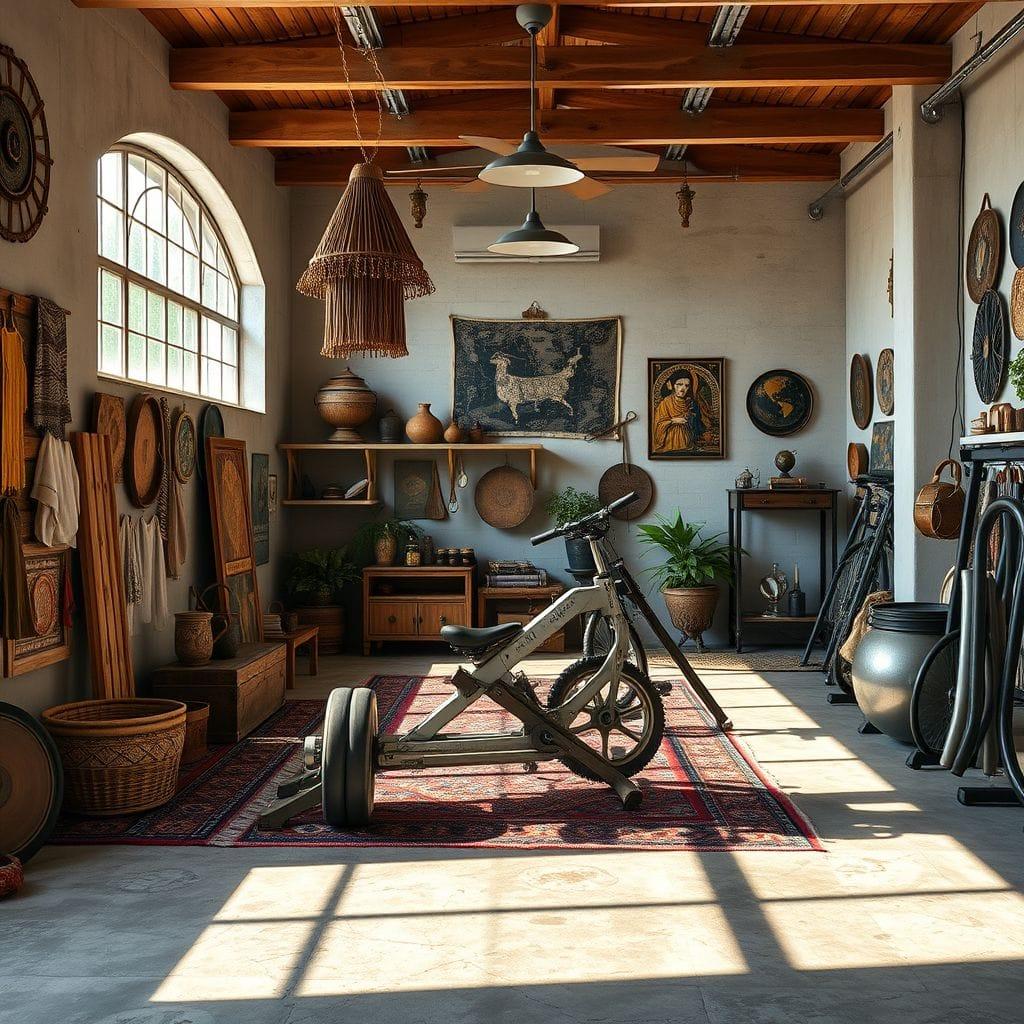 Bohemian Garage Gym design example 4