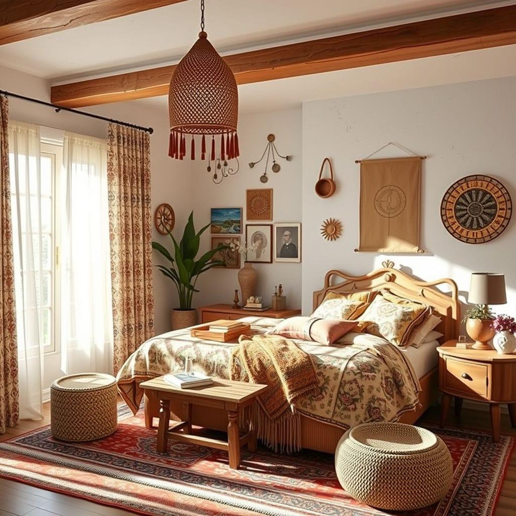 Bohemian Guest Room design example 4