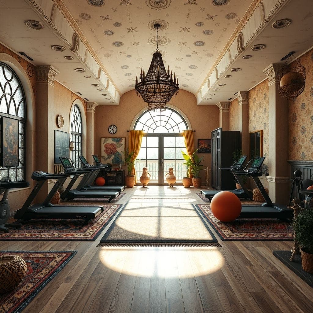 Bohemian Gym design example 2