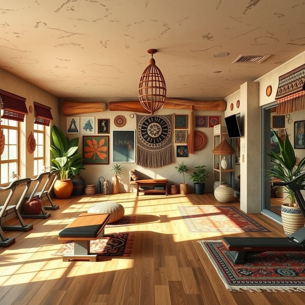 Bohemian Gym design example 3