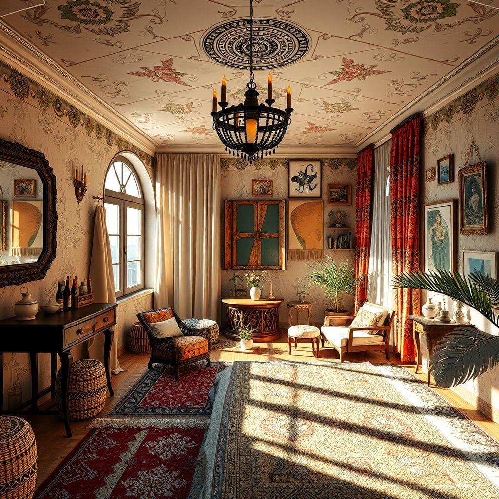 Bohemian Hotel Room design example 1
