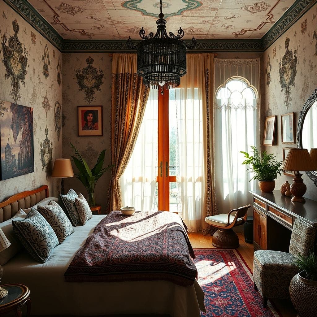 Bohemian Hotel Room design example 2