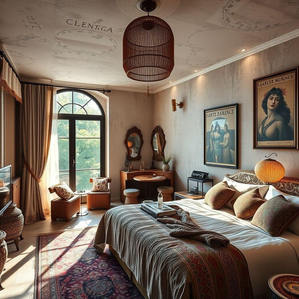 Bohemian Hotel Room design example 3