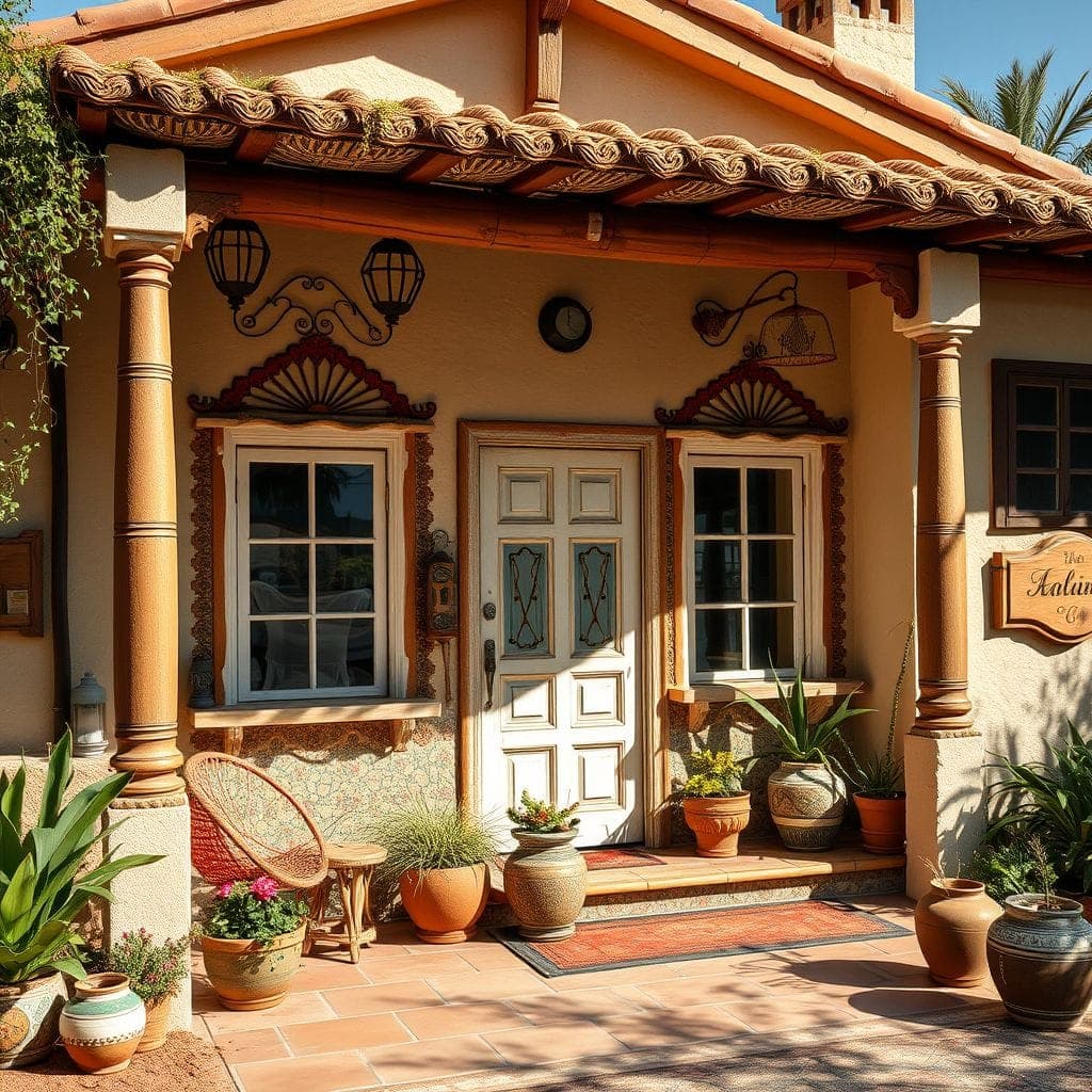 Bohemian House Exterior design example 1