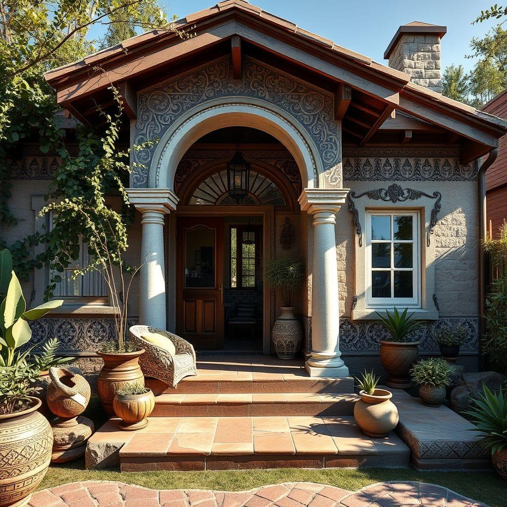 Bohemian House Exterior design example 3