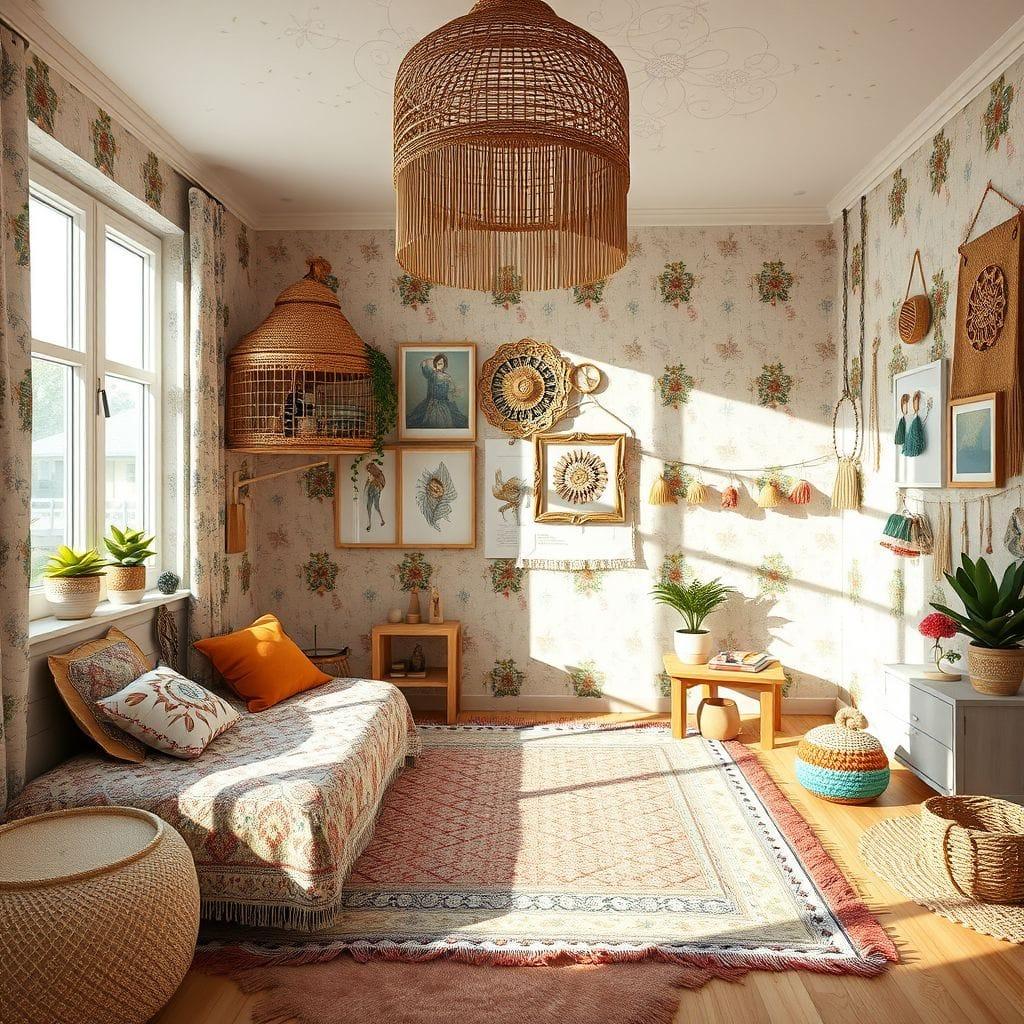 Bohemian Kids Room design example 1