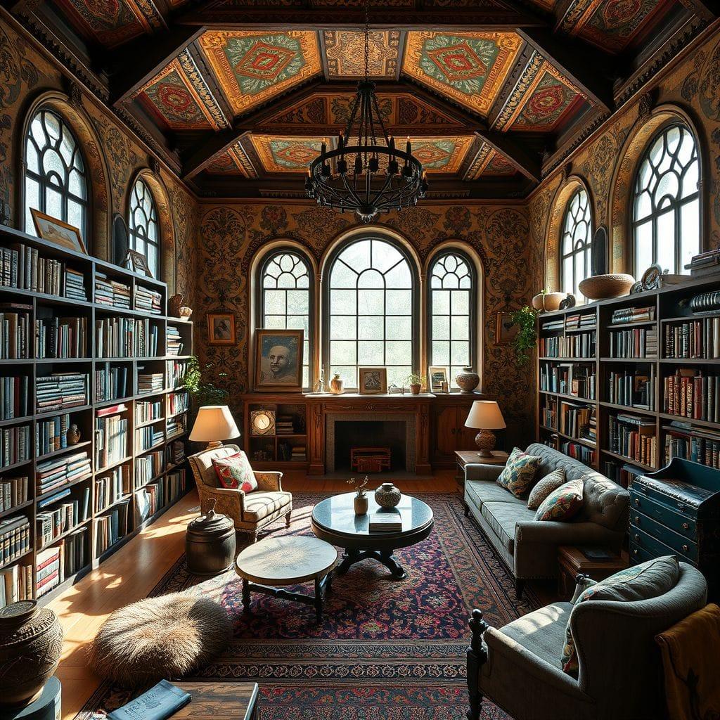 Bohemian Library design example 1