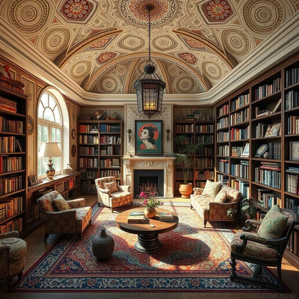 Bohemian Library design example 3