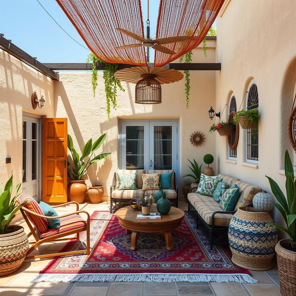 Bohemian Outdoor Patio design example 3