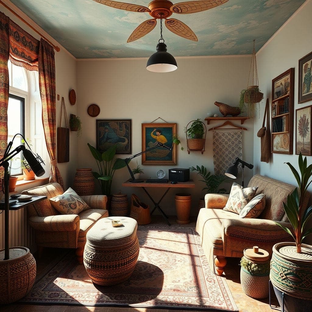Bohemian Podcast Studio design example 2