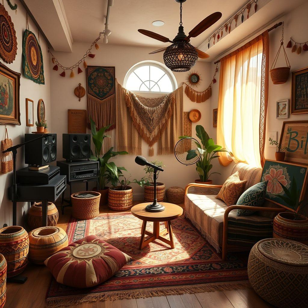 Bohemian Podcast Studio design example 4