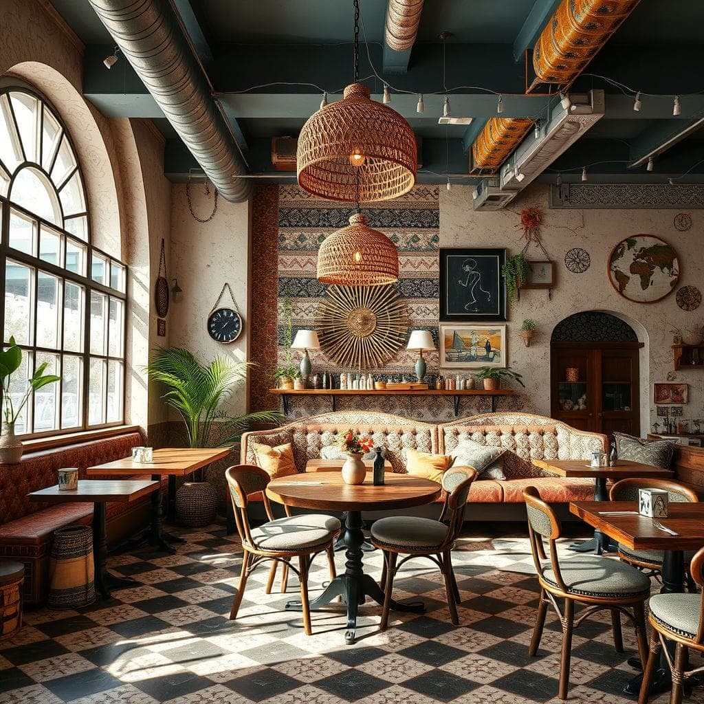 Bohemian Restaurant design example 4