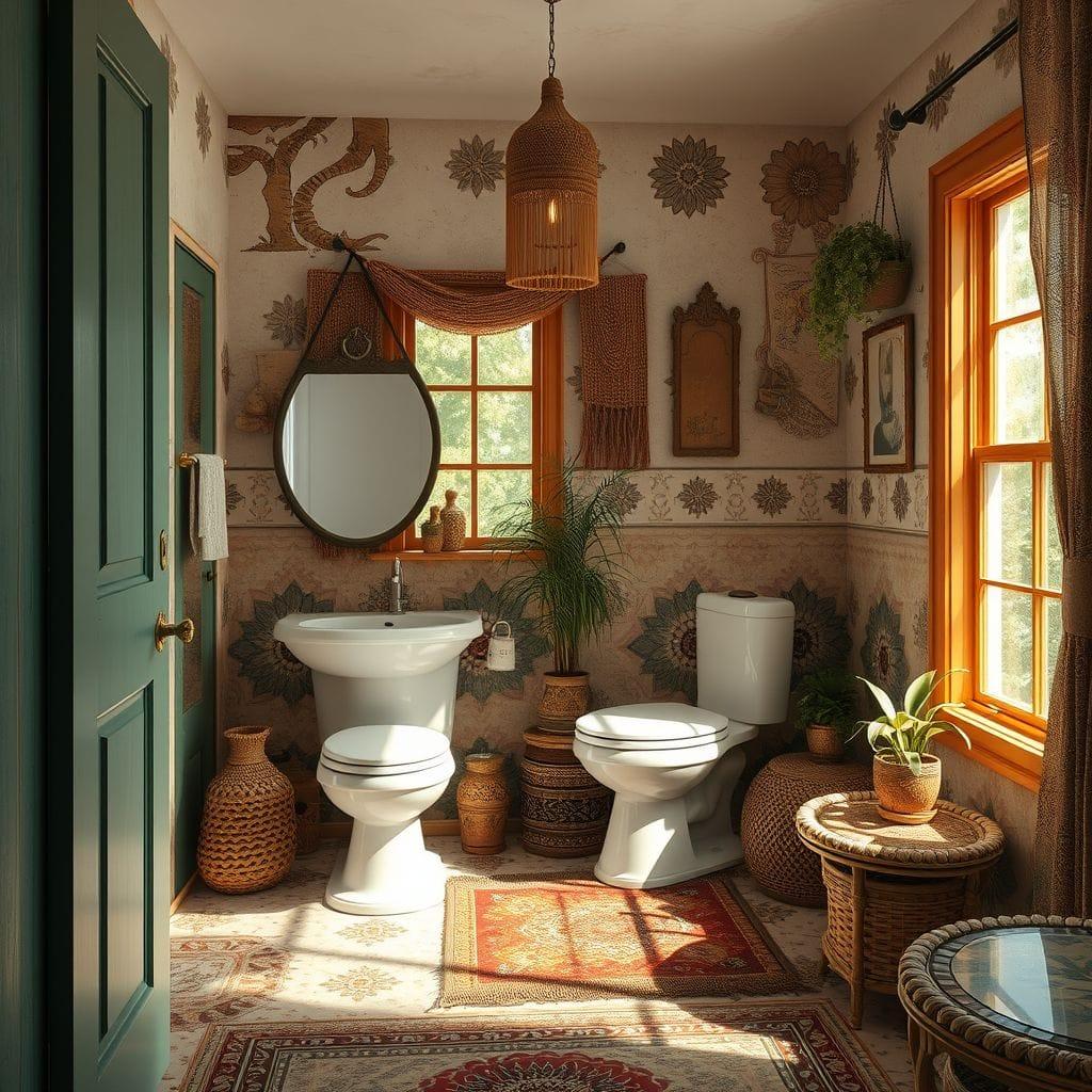Bohemian Toilet design example 2