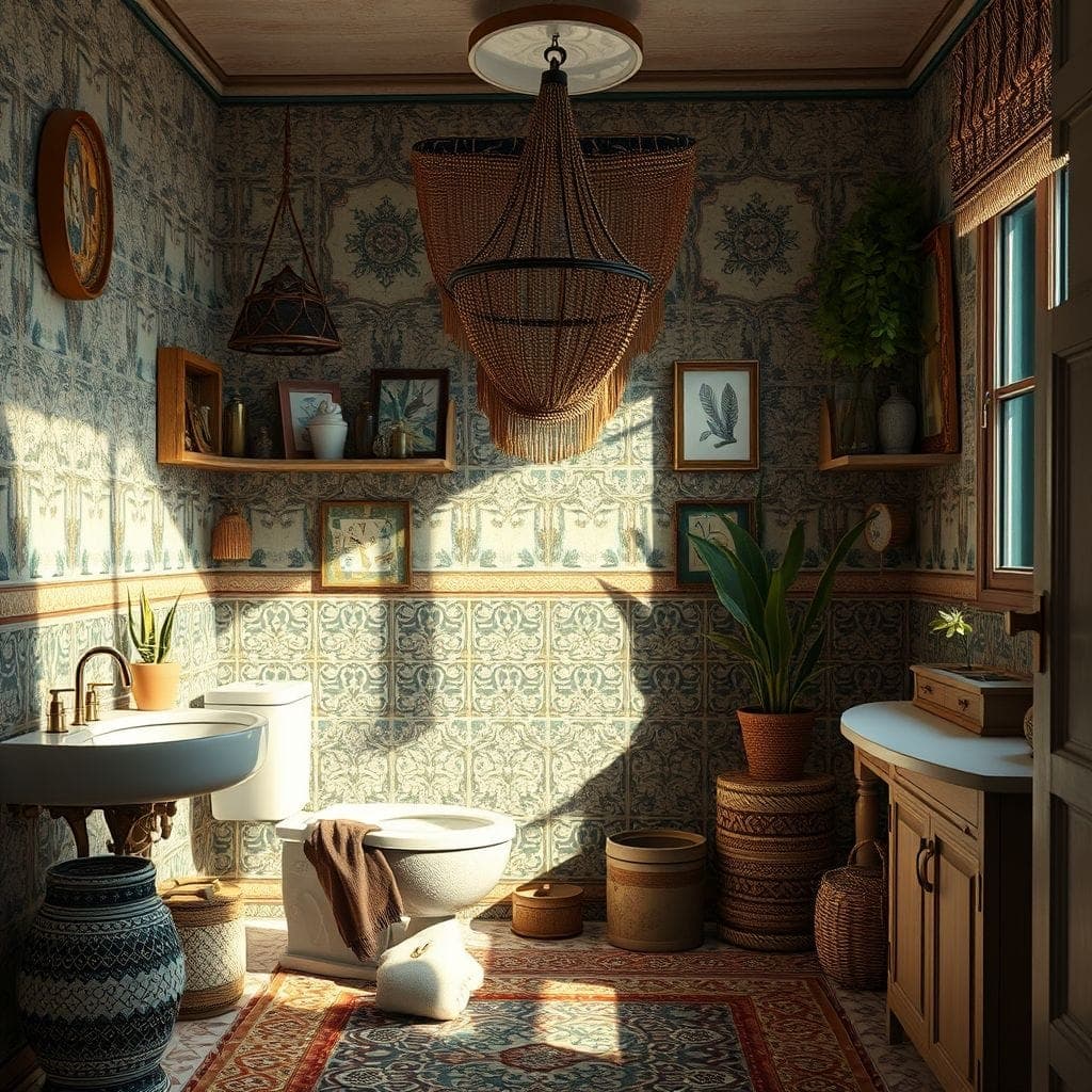Bohemian Toilet design example 3