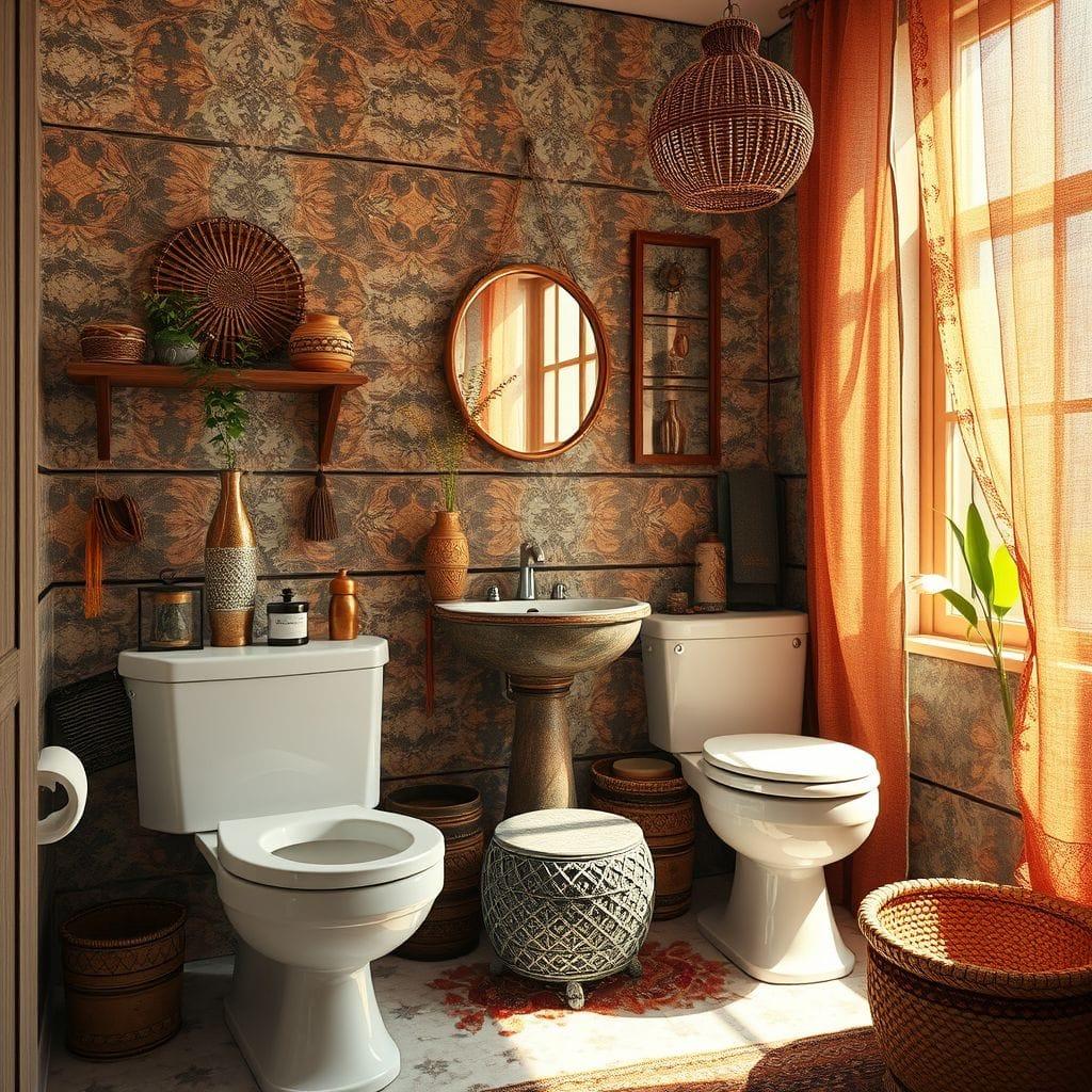 Bohemian Toilet design example 4