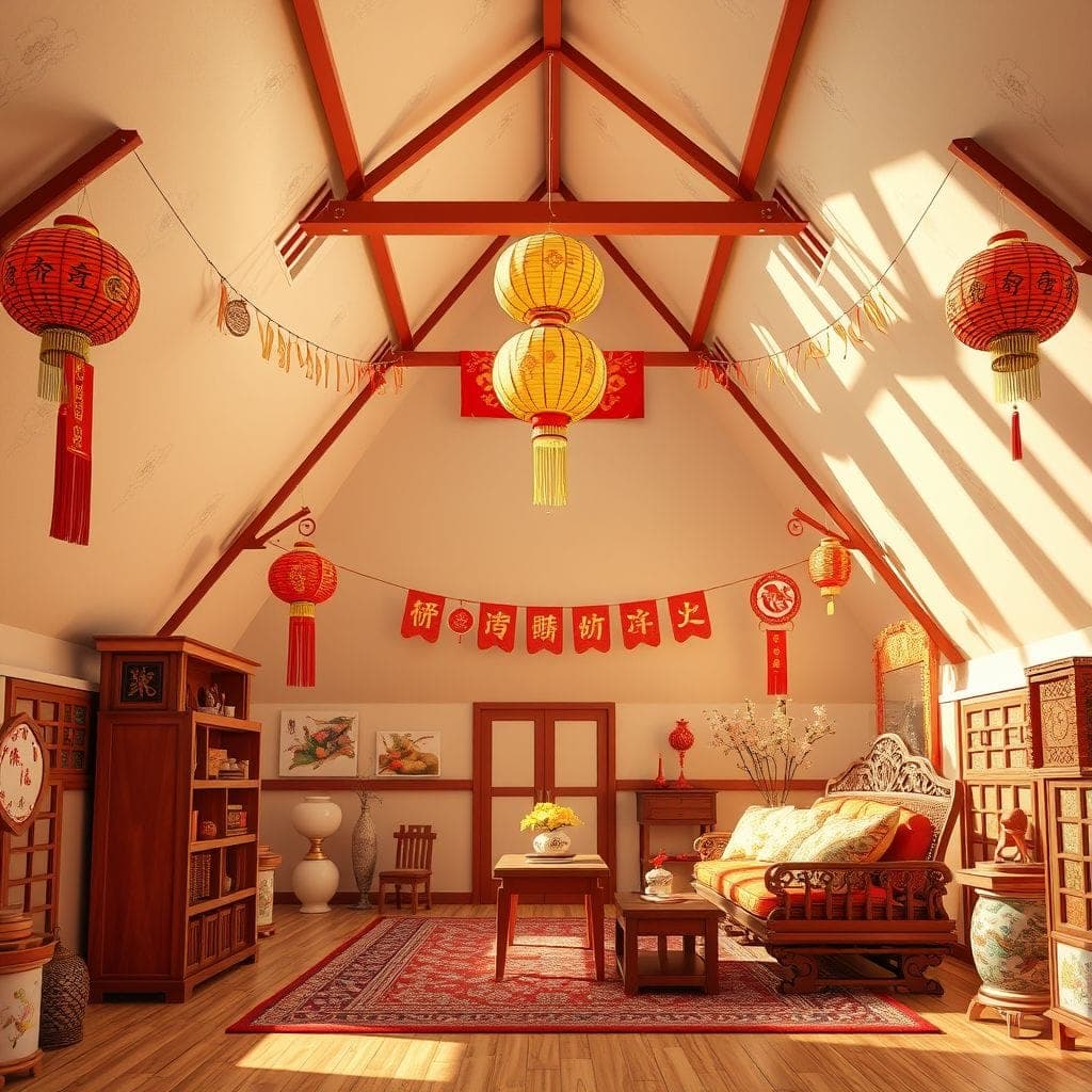 Chinese New Year Attic design example 2