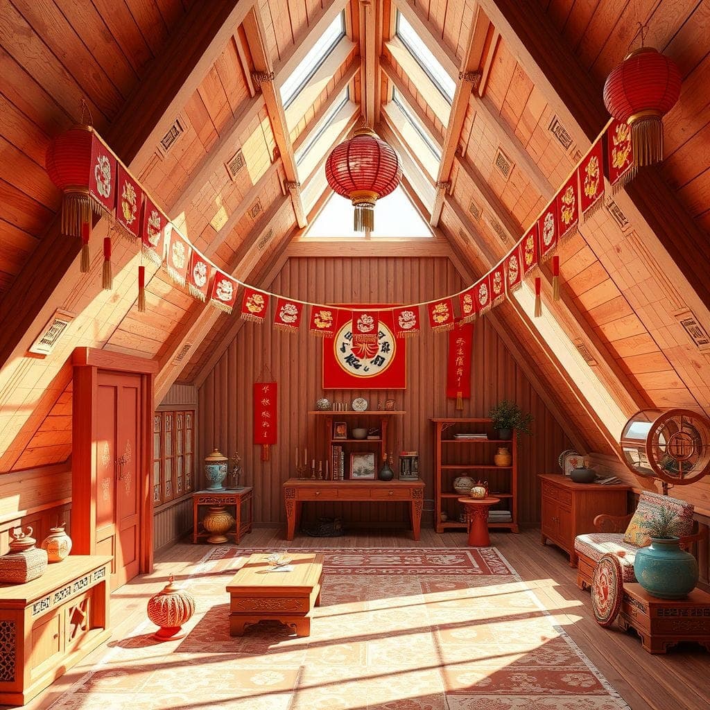 Chinese New Year Attic design example 4