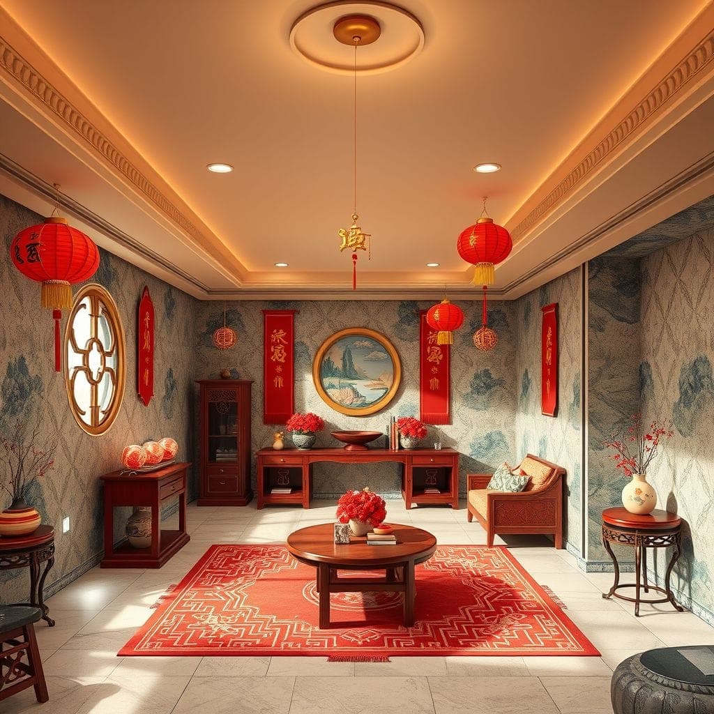 Chinese New Year Basement design example 1