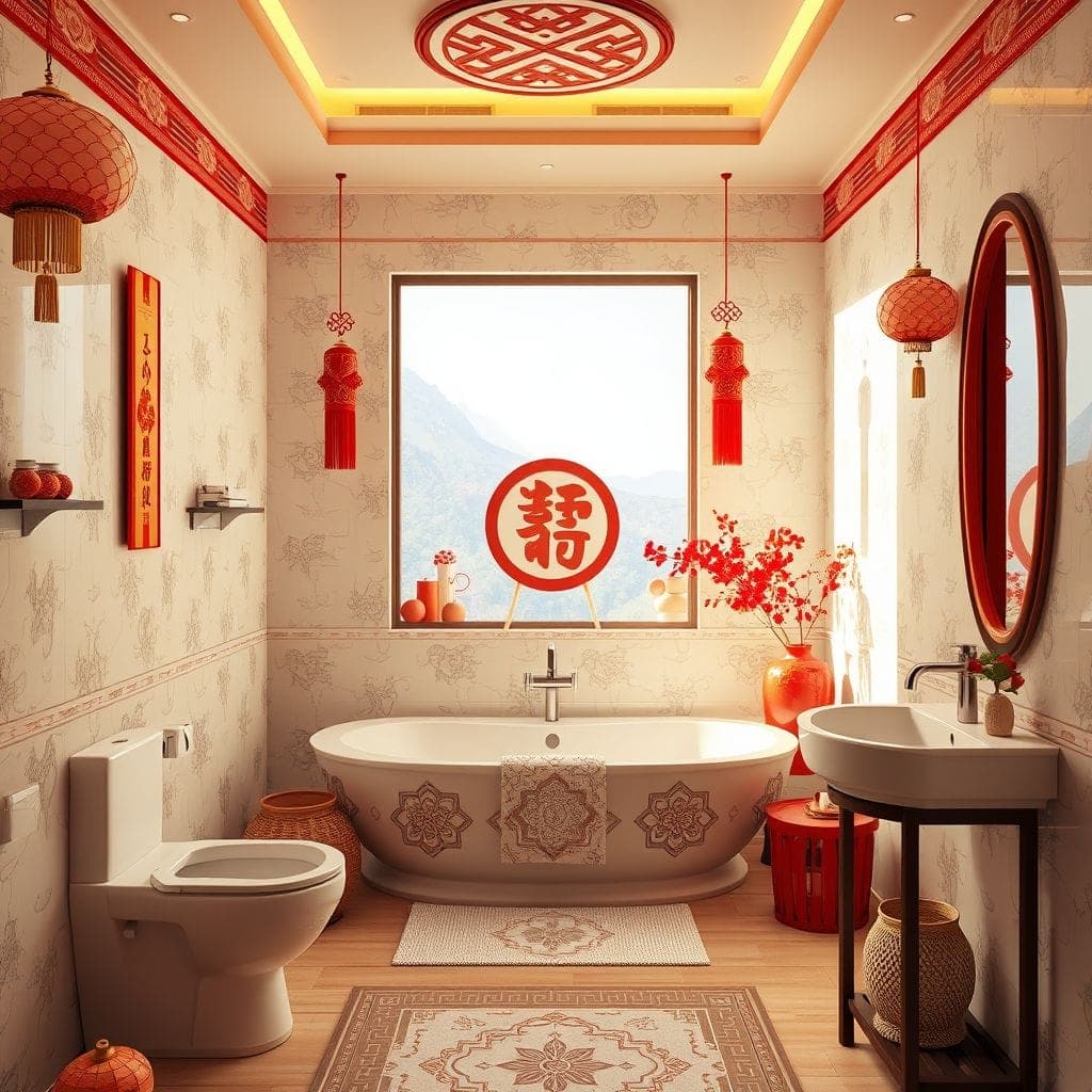 Chinese New Year Bathroom design example 3